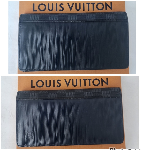 Auth Rare Louis Vuitton Epi Portefeuille Brazza Wallet - Picture 8 of 9